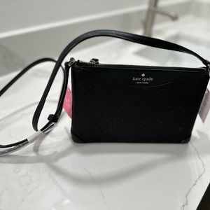 Kate Spade Joeley Crossbody - Black, Glittery